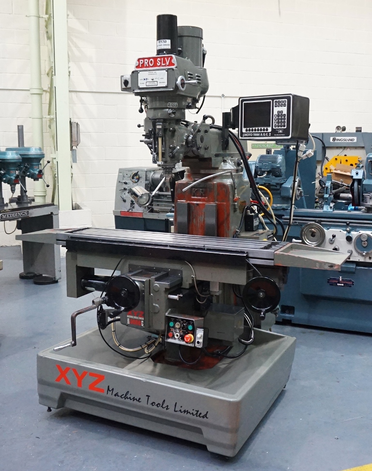XYZ PRO SLV 3000 CNC Turret Milling Machine with Prototrak Age 2 Control