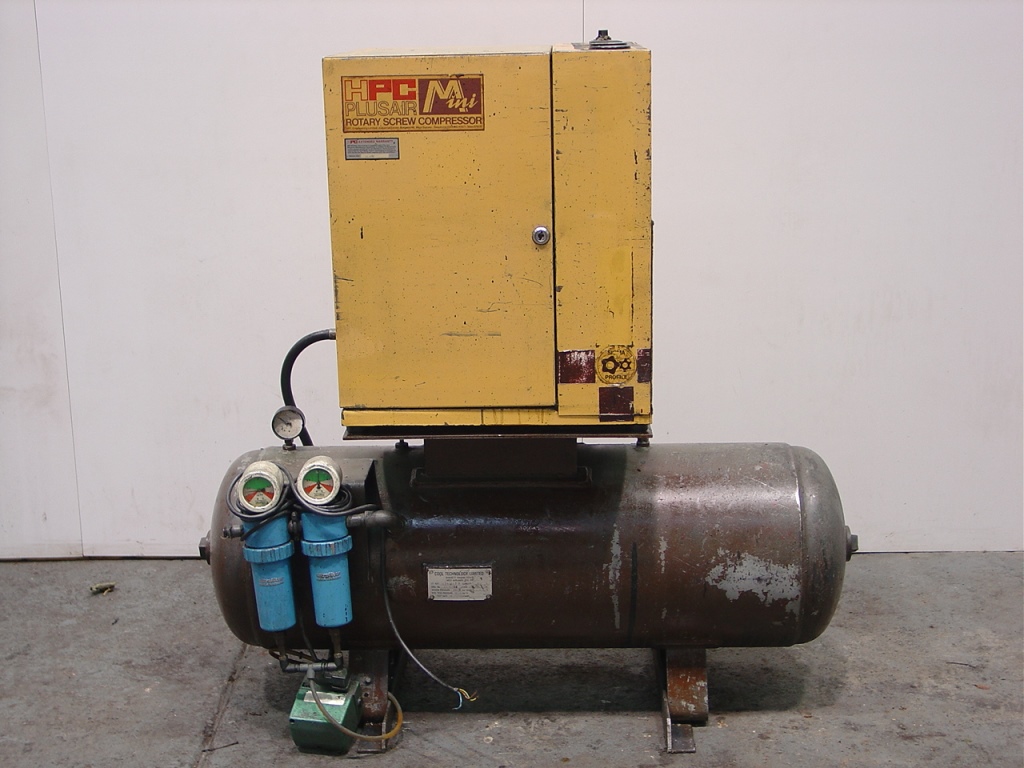 HPC Plusair Model SSM6 Mini Rotary Screw Compressor