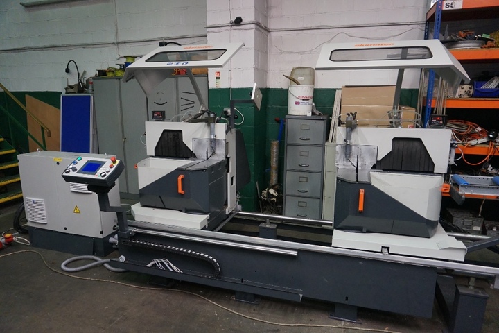 Elumatec Model DG 104 E355 Double Mitre Saw