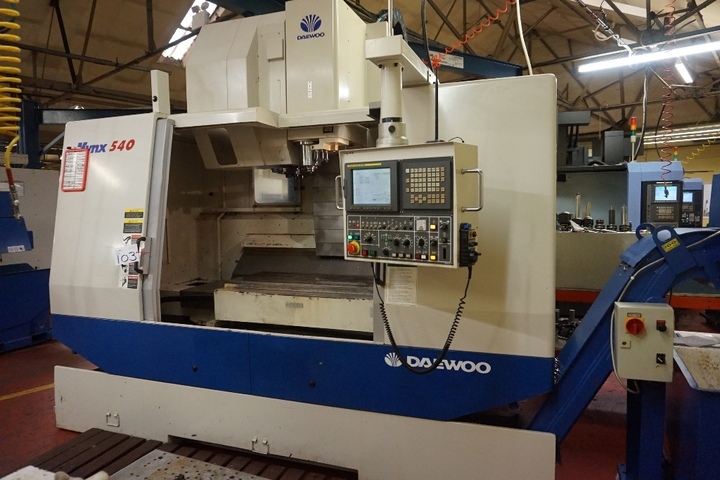Daewoo Mynx 540 CNC Vertical Machining Centre