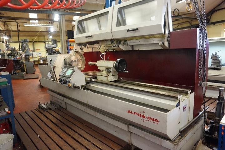 Harrison Alpha 550 Plus Computerised CNC Gap Bed Lathe