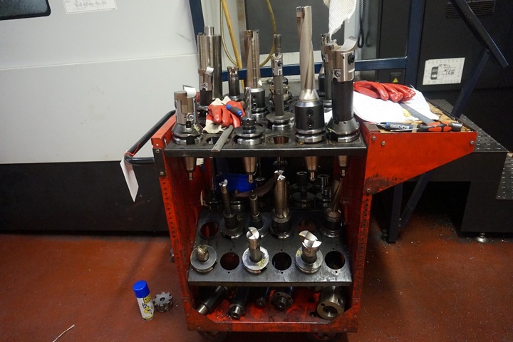 Mobile Trolley with BT50 Tooling