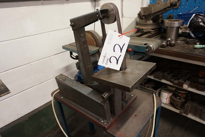 Vanco 1" Vertical Belt Linisher