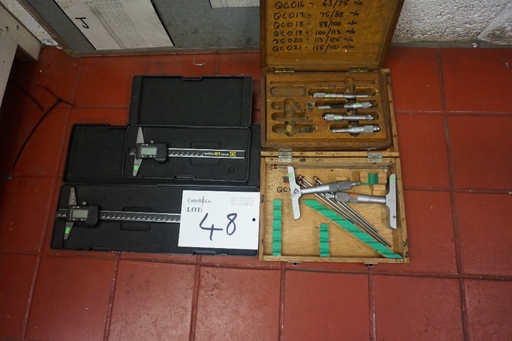 Depth Verniers & (2) Depth Micrometers