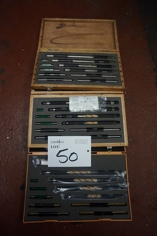 (3) Boxes Micrometer Standards