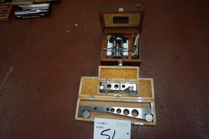 Hardness Tester & (2) Sine Bars