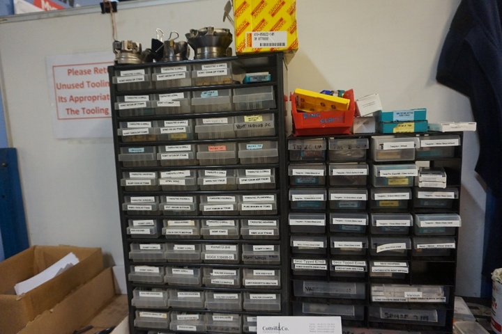 Storage Units with Carbide Tip Holders & Circular Cutters