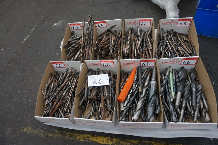 (8) Boxes of Morse Taper Drills