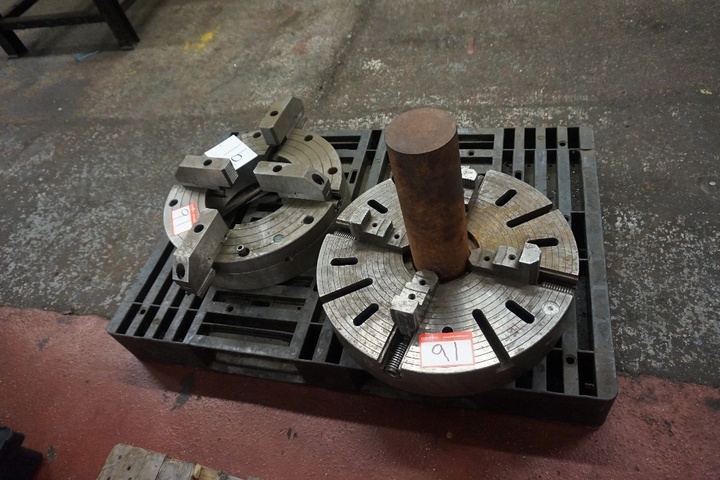 (2) Chucks, 500mm 4-Jaw, 22’’ 4-Jaw