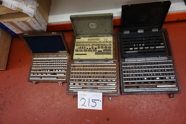 Qty of Slip Gauges (Incomplete)