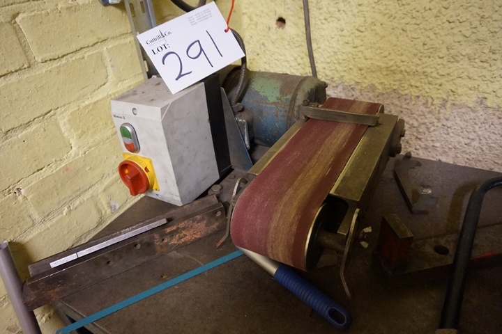 AJH Horizontal Linisher with Bench