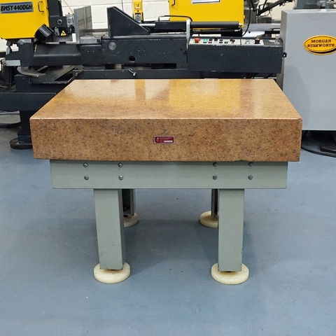 The Surface Flatness Co Pink Granite Surface Table