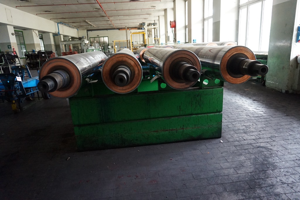 (2) x Steel Racks for and with (10) x Gravure Cylinders