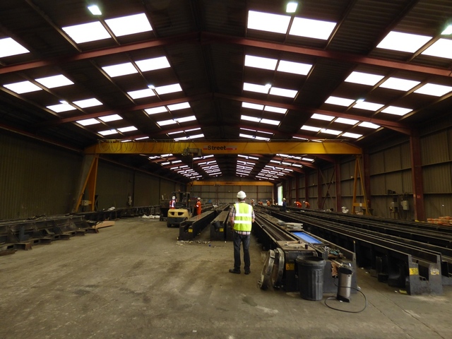 Street Single Girder Portal Frame Crane System