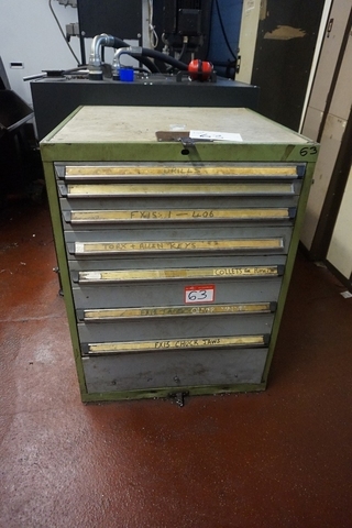 8-Drawer Cabinet with Drills Taps & Tips