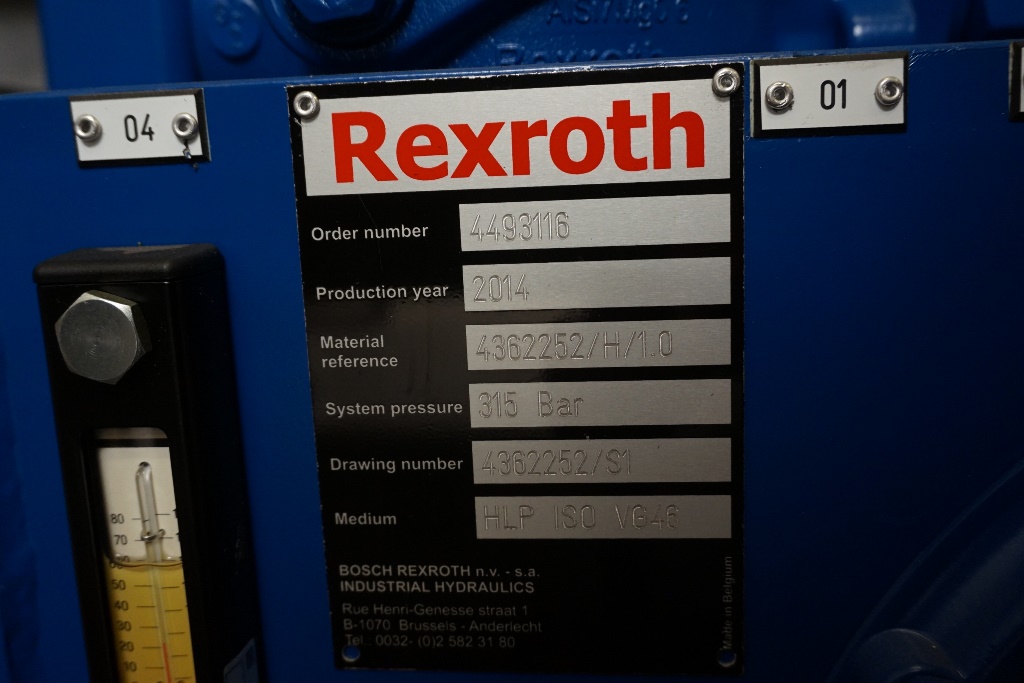 Rexworth Test Rig Test Cell Load Frame