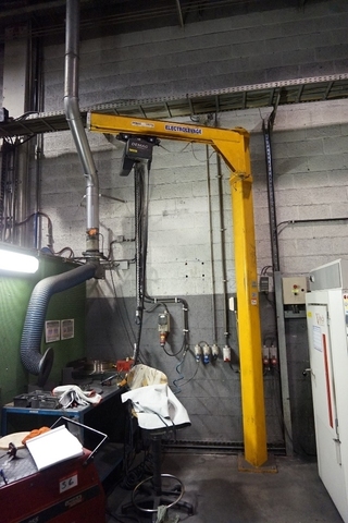 250kg Jib Crane KBK SWL with 250kg Demag Hoist