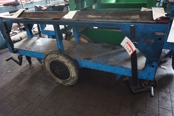 (2) x Manual Post Press Cylinder Trolleys