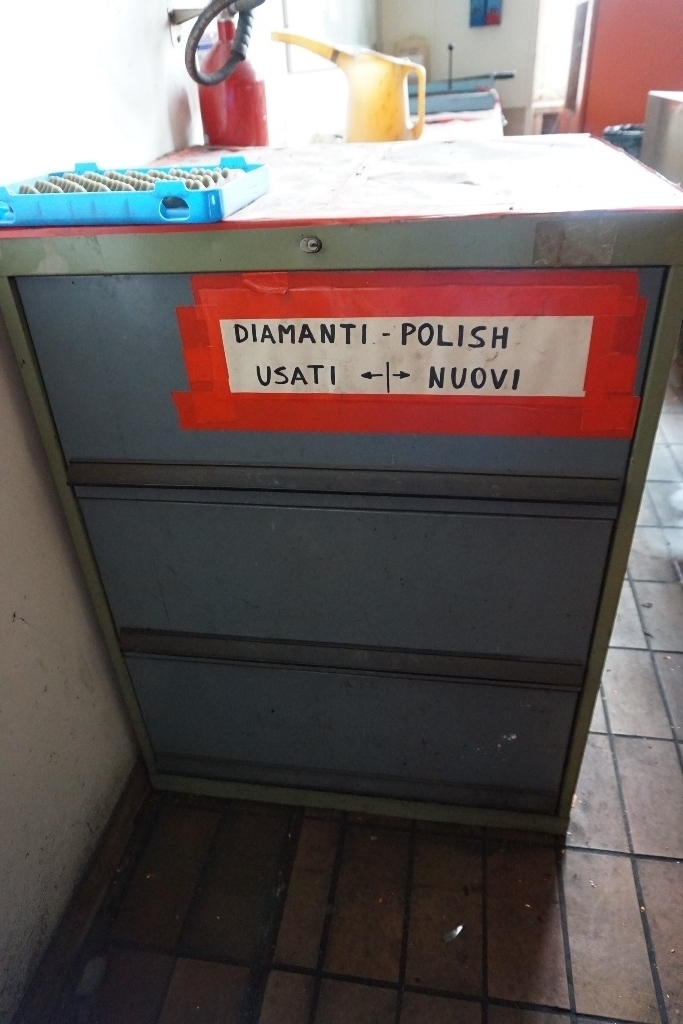 Cabinet with Spare Milling Heads