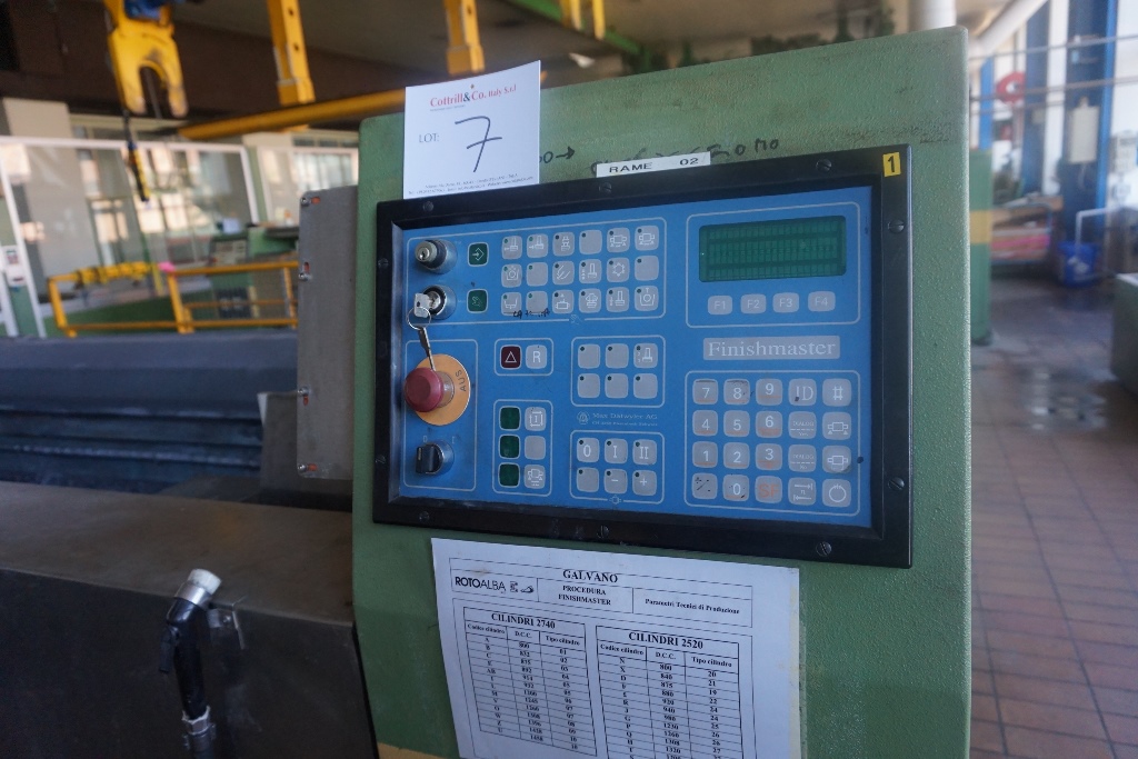 MDC-Max Dätwyler AG Finishstar Type Cu-Cr 2715 Cylinder Polishing Machine