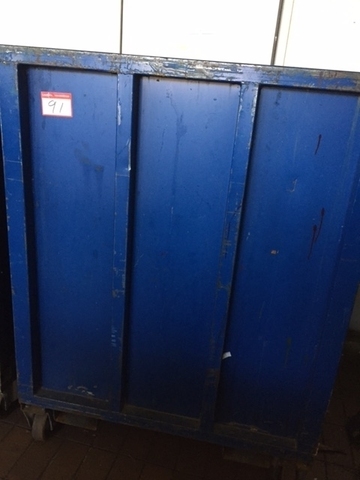 Portable Steel Skip with Contents