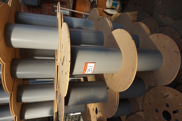 50 x 480mm Wooden Grey Reels