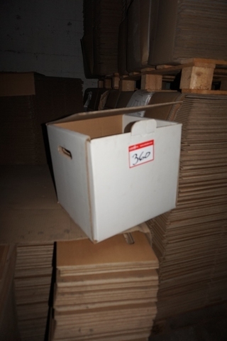 12 Pallets of Assorted Cardboard Boxes