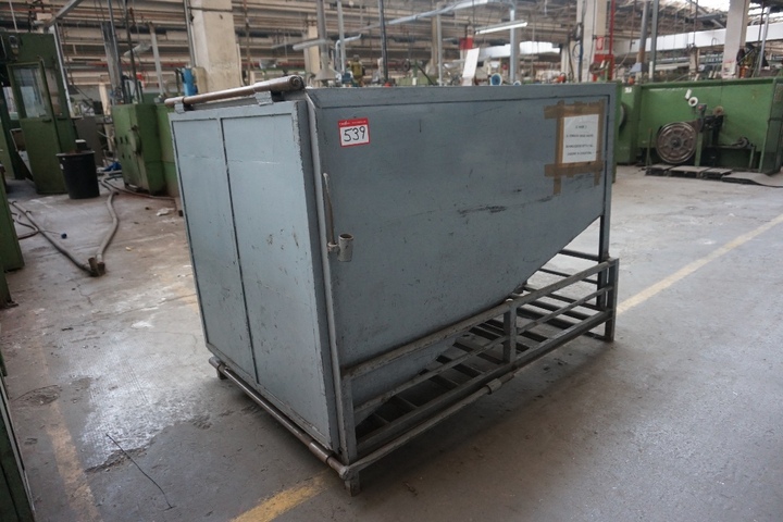 2 x Skip, 1.6m length x 1.1m width x 1.25m high