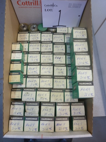 Large Qty of Hardinge Tooling