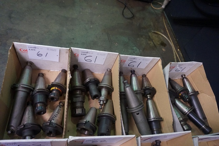 (4) Boxes of CAT 50 Tooling