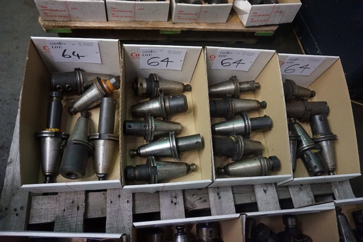 (4) Boxes of CAT 50 Tooling