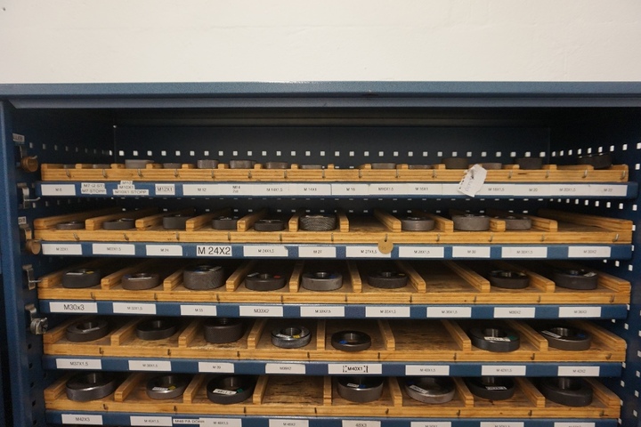 Cupboard with Qty of External Gauges