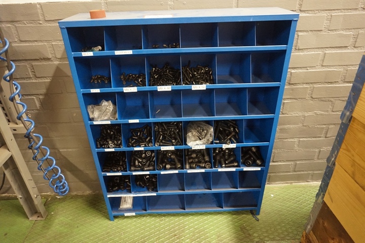Storage Rack with Qty of Bolts