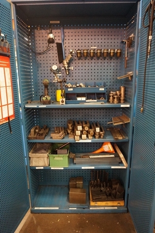 Cupboards with Collets, Clamps and Hand Tools