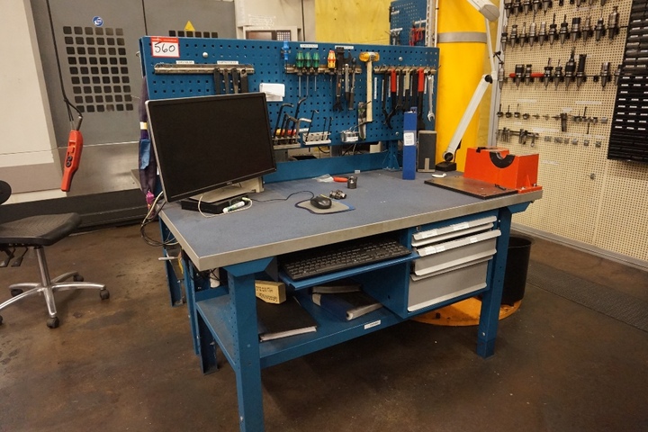 Bench 150mm x 750mm with 3 Drawers