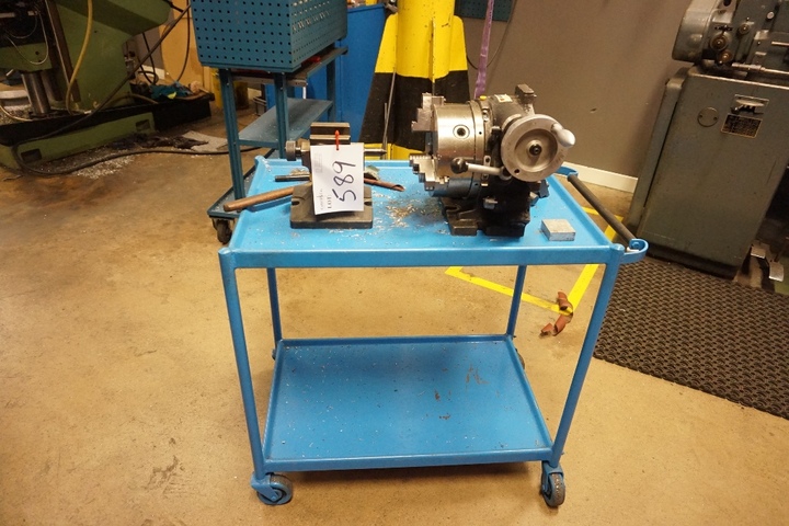 Vertex Rotary Table with Mobile Trolley