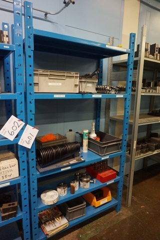 Rack with Qty of Drills