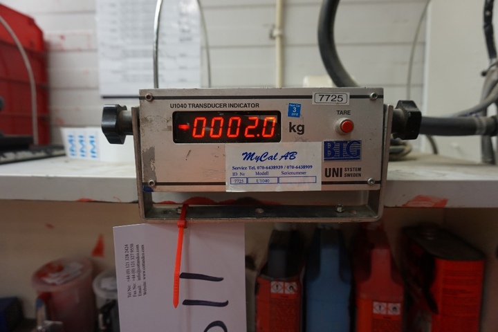 Set of Floor Scales U1040 Transducer Indicator