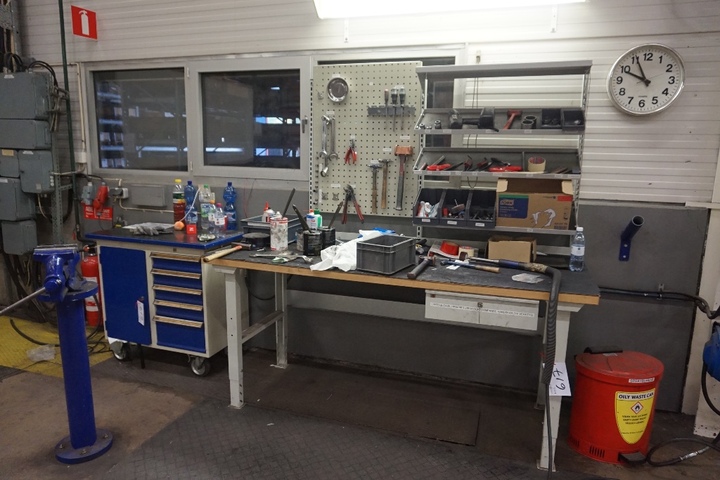 Cabinet with Hand Drill