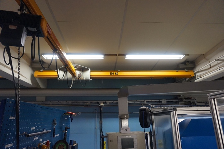 Underslung Crane, SWL 500kg, 4m x 4.5m