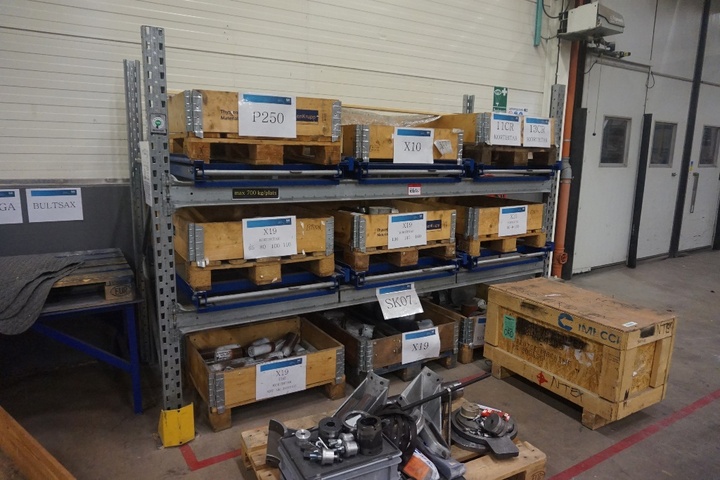 Racking with Pull-out System 2m x 1m x 2m high