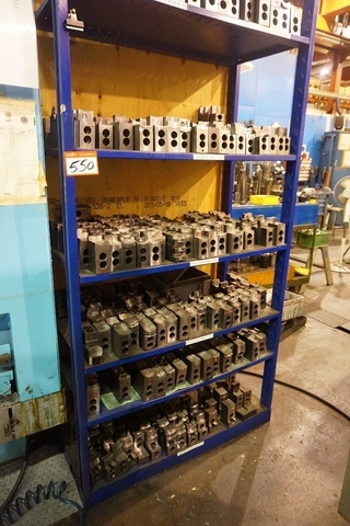 Rack with Large Qty of Jaws