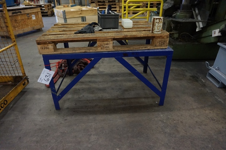 Qty of Mobile Pallet Trolleys and Bench Pallets