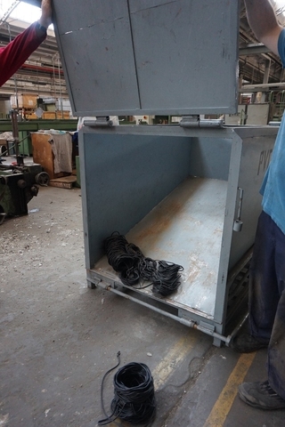 Skip, 1.6m length x 1.1m width x 1.25m high