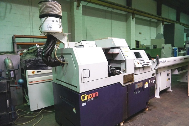 Cincom Citizen L520 Sliding Head CNC Lathe