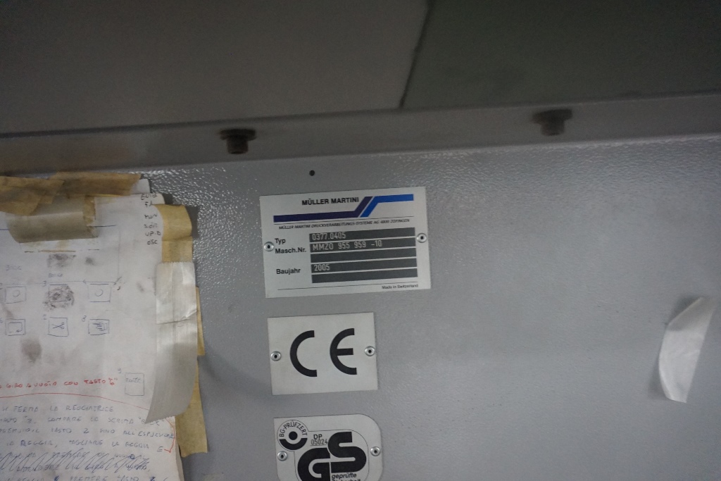 Muller Martini Type 0377.04.05 Avanti Plus Horizontal Log Stacker