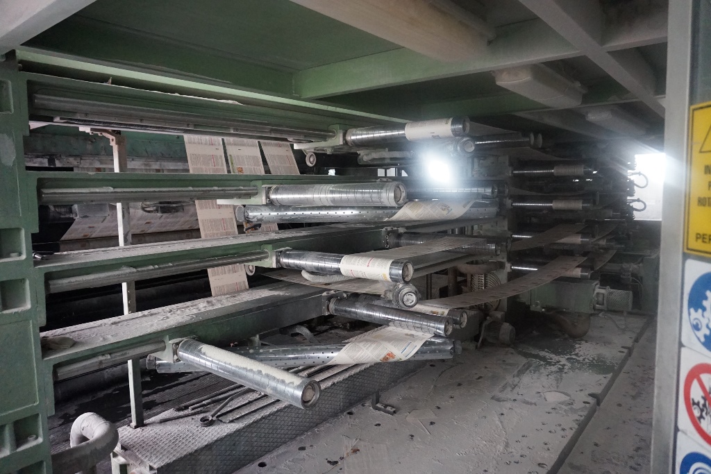 Cerutti 135R Eight Unit Rotogravure Printing Press