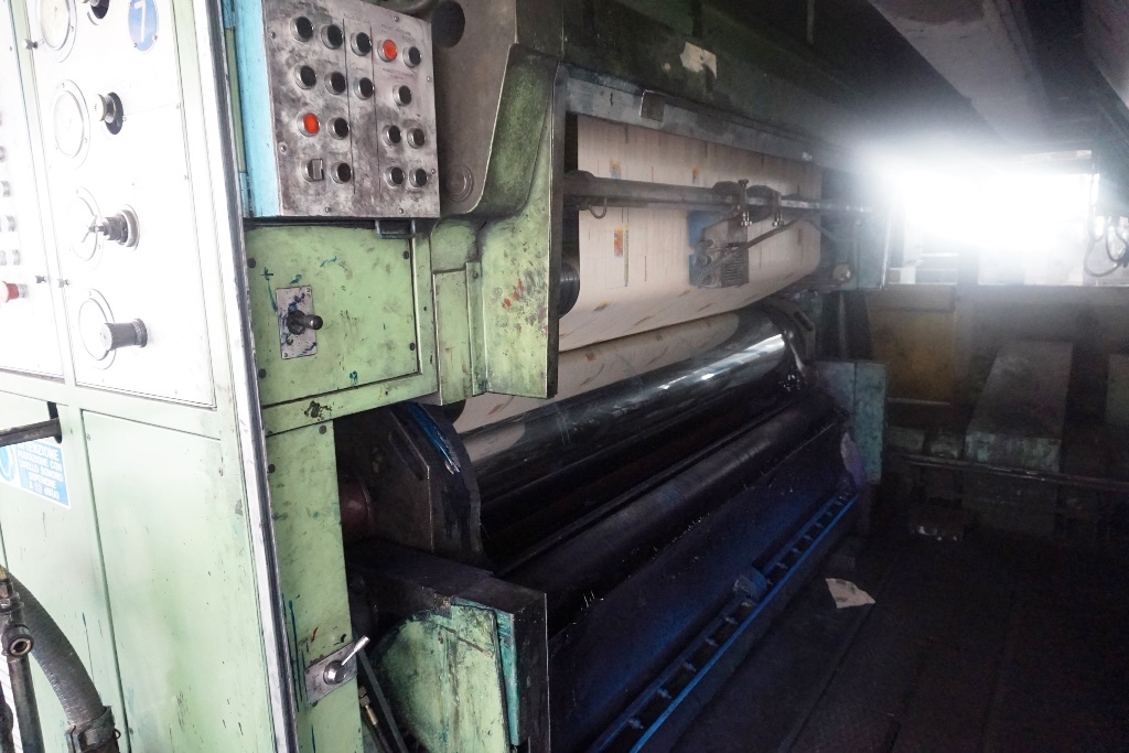 Cerutti 135R Eight Unit Rotogravure Printing Press