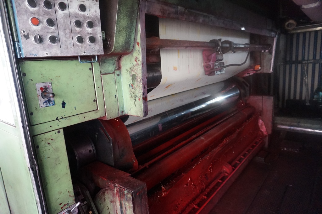 Cerutti 135R Eight Unit Rotogravure Printing Press