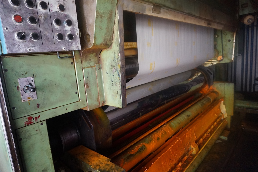 Cerutti 135R Eight Unit Rotogravure Printing Press